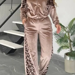 Leopard Print Activewear Set