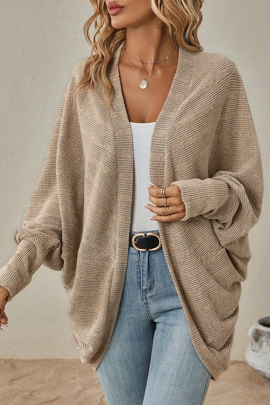 Cozy Open-Front Cardigan