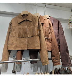 Fringe Detail Western Jacket