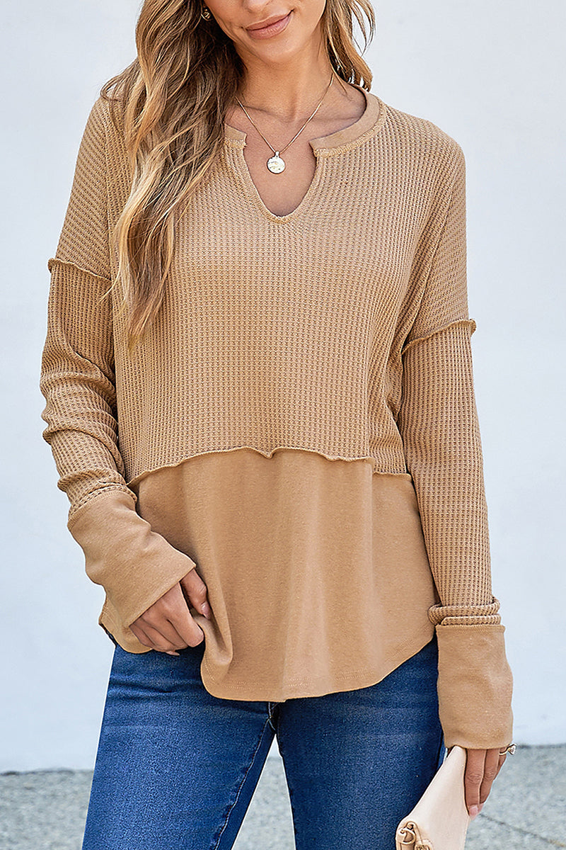 Relaxed Fit V-Neck Sweatshirt