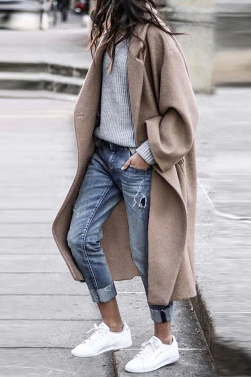 Chic Oversized Outerwear Coat