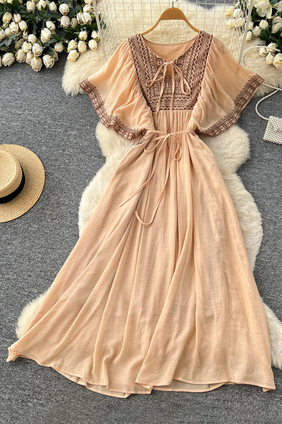 Bohemian Print Casual Dress