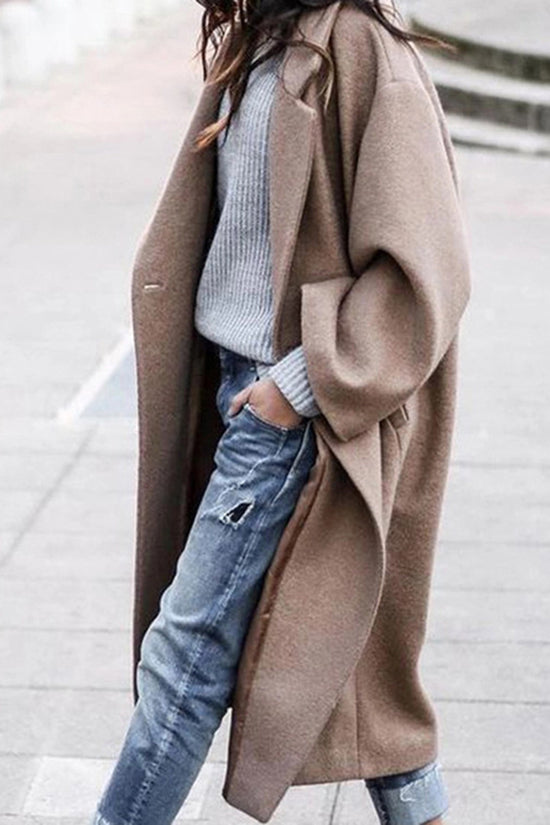 Chic Oversized Outerwear Coat