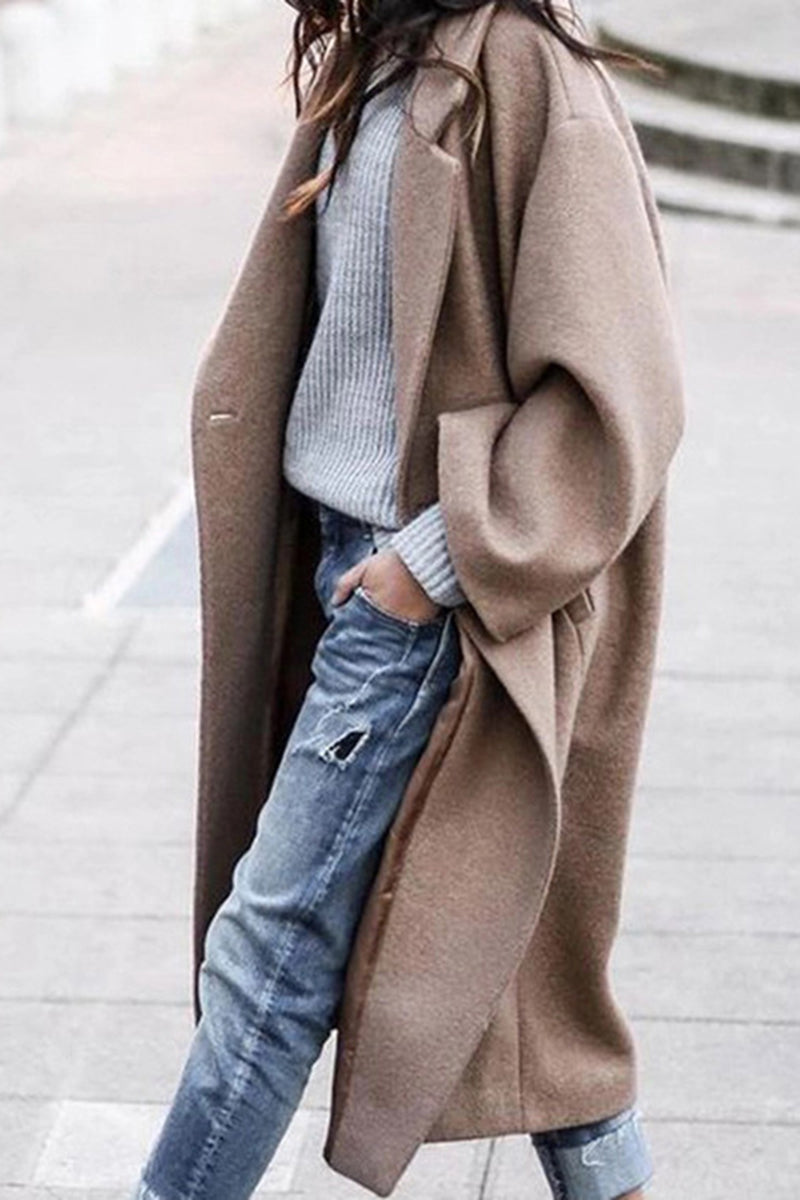 Chic Oversized Outerwear Coat