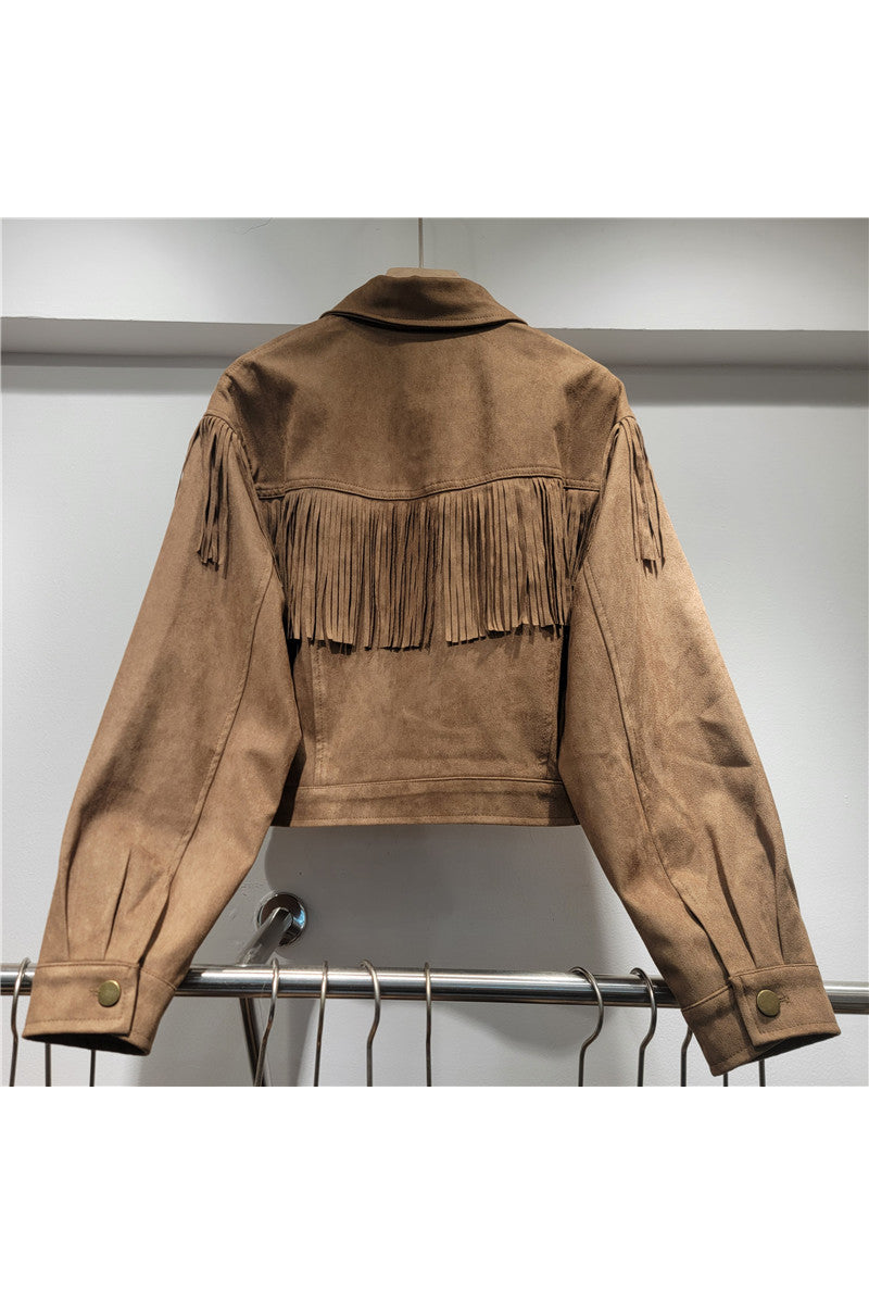 Fringe Detail Western Jacket