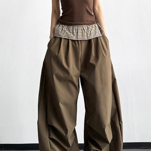 Wide-Leg Casual Pants
