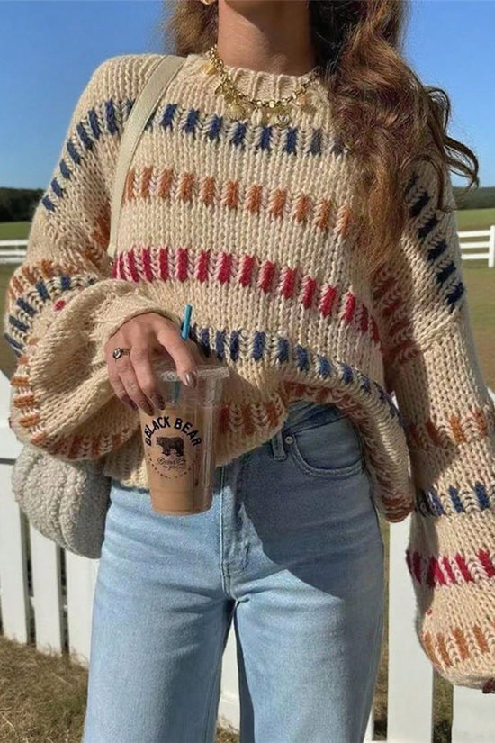 Striped Casual Sweater