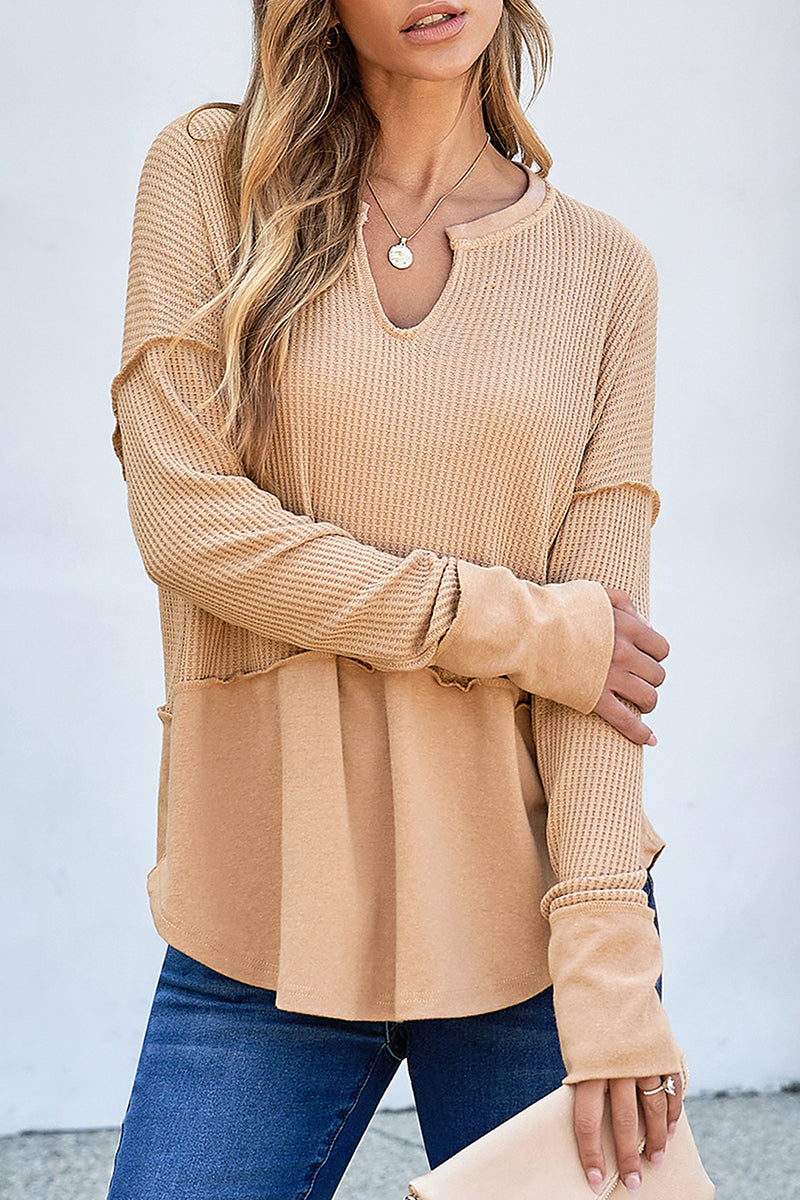 Relaxed Fit V-Neck Sweatshirt