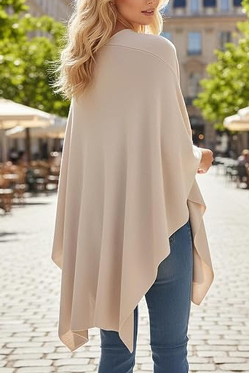Elegant Draped Cardigan