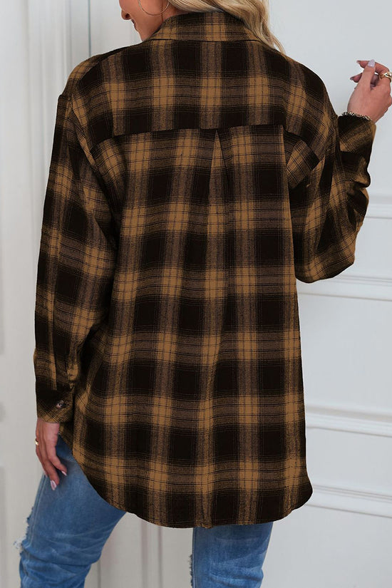 Casual Plaid Long Sleeve Shirt