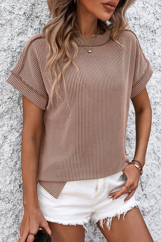 Relaxed Fit Textured T-Shirt
