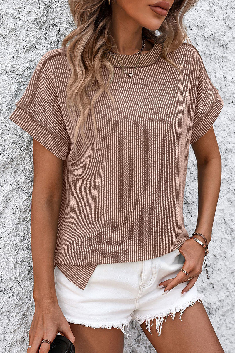 Relaxed Fit Textured T-Shirt
