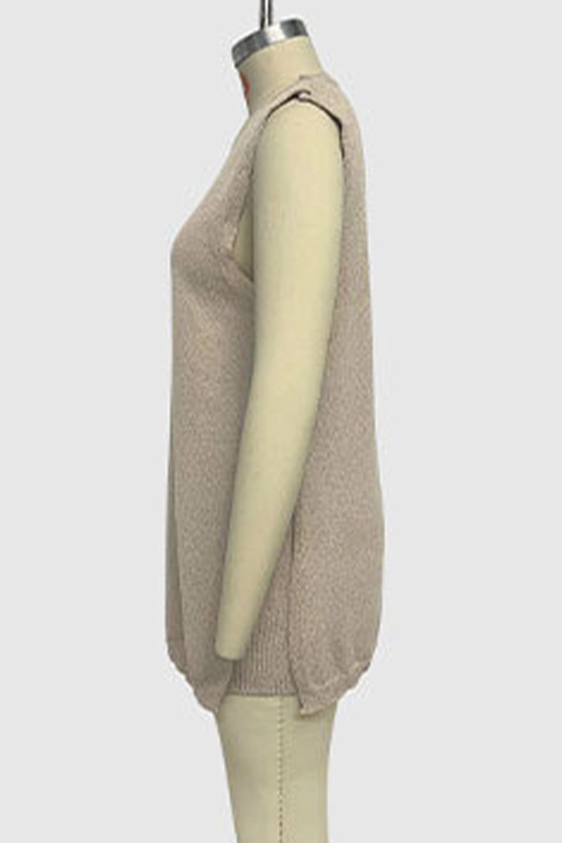 Elegant Sleeveless Top and Shorts Set