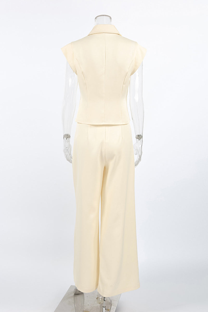 Chic Wide-Leg Suit Set
