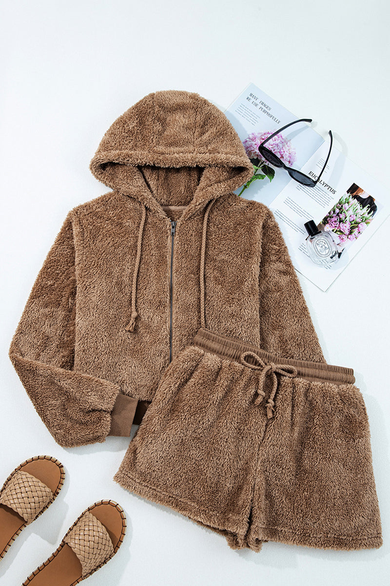 Cozy Zip-Up Loungewear Set
