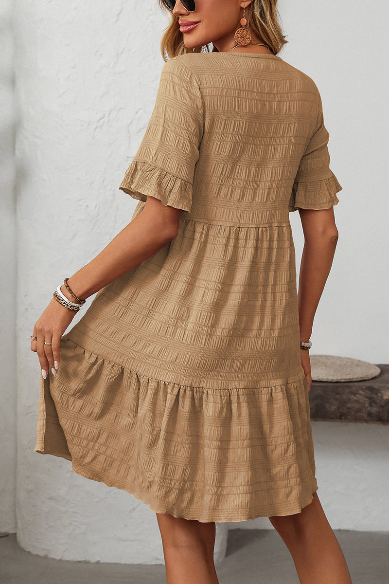 Effortless Elegance Short Sleeve Dress