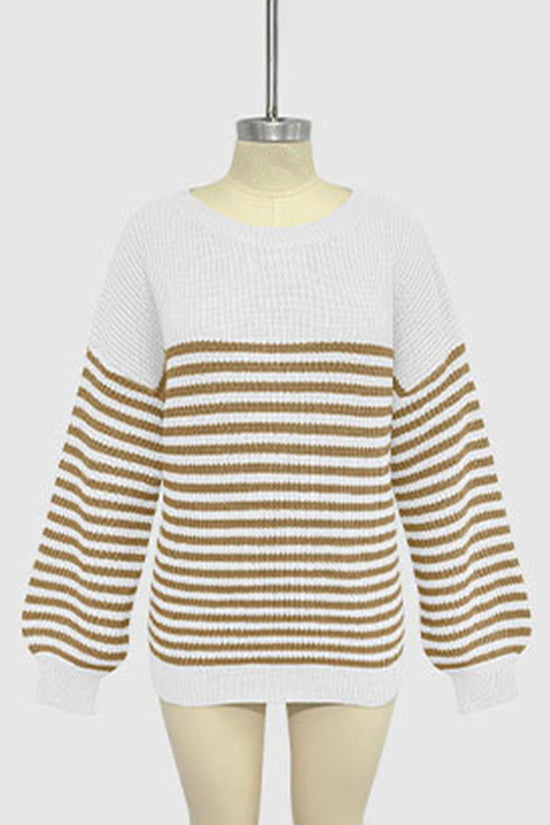 Striped Relaxed Fit Sweater