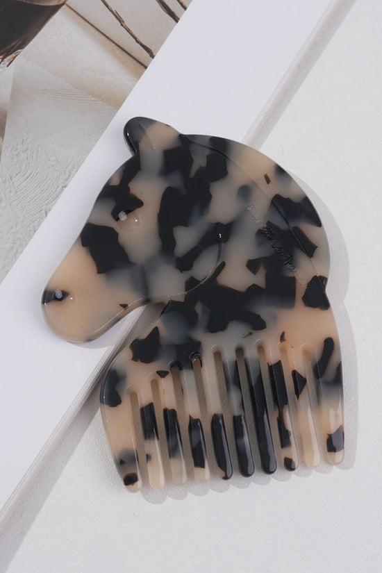 Unique Horse-Shaped Hair Comb