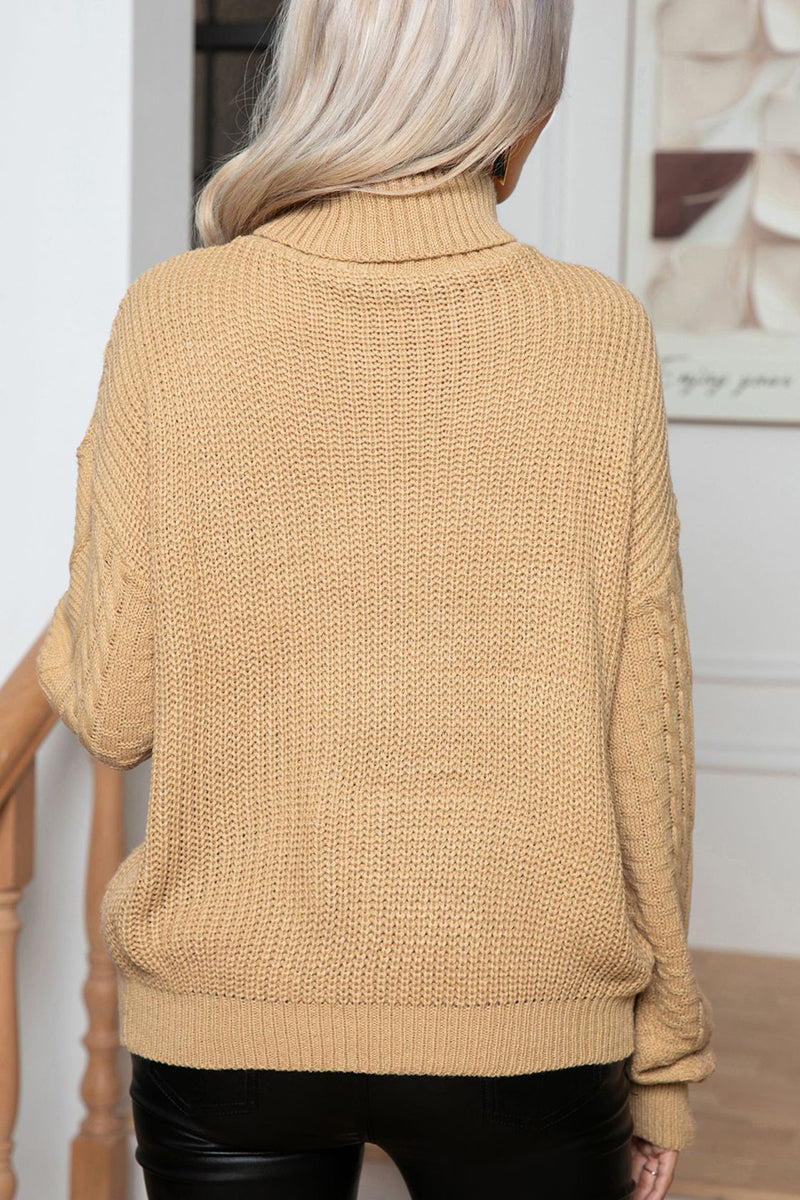 Knit Turtleneck Sweater