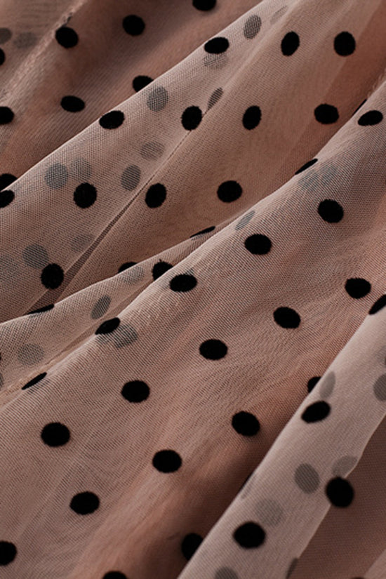 Polka Dot Midi Skirt