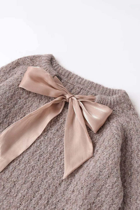 Bow Tie Knit Sweater