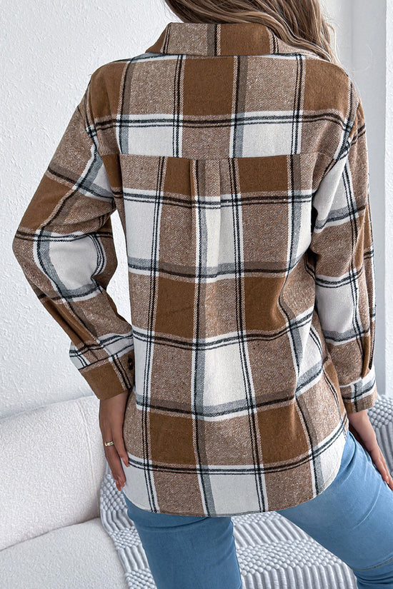 Checkered Button-Up Shacket