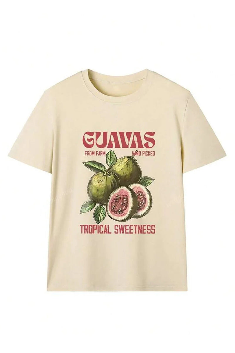 Tropical Fruit Graphic T-Shirt