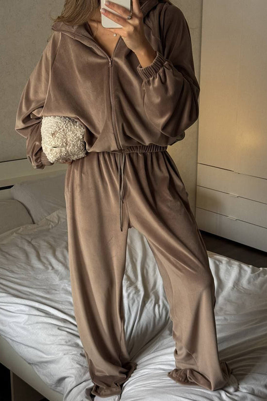 Cozy Hooded Activewear Set