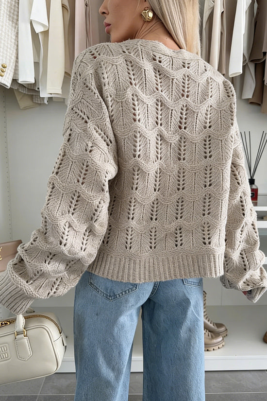 Cozy Knit Cardigan with Button Front