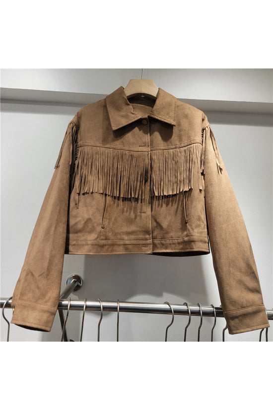 Fringe Detail Western Jacket