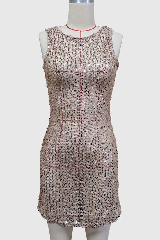 Sequin Sleeveless Beach Cover-Up