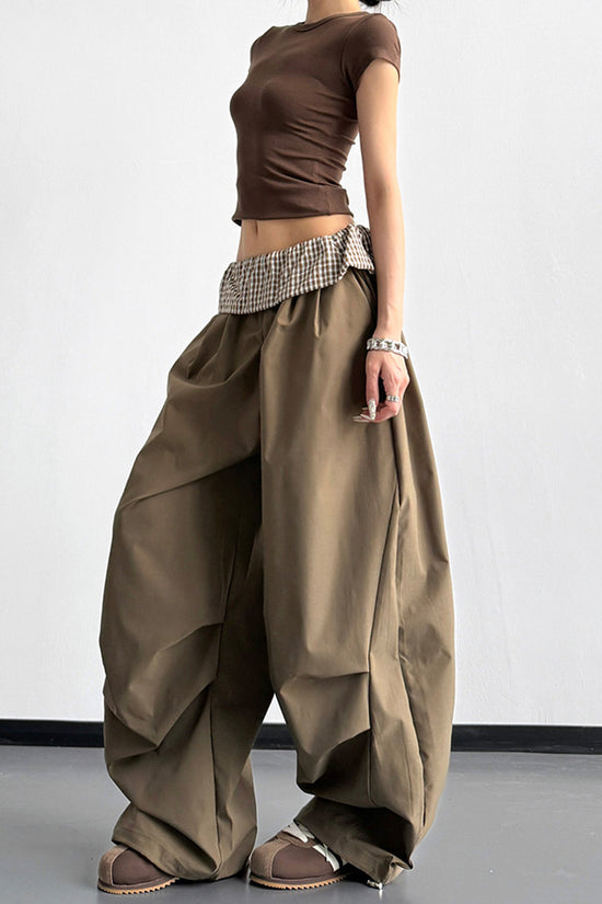 Wide-Leg Casual Pants