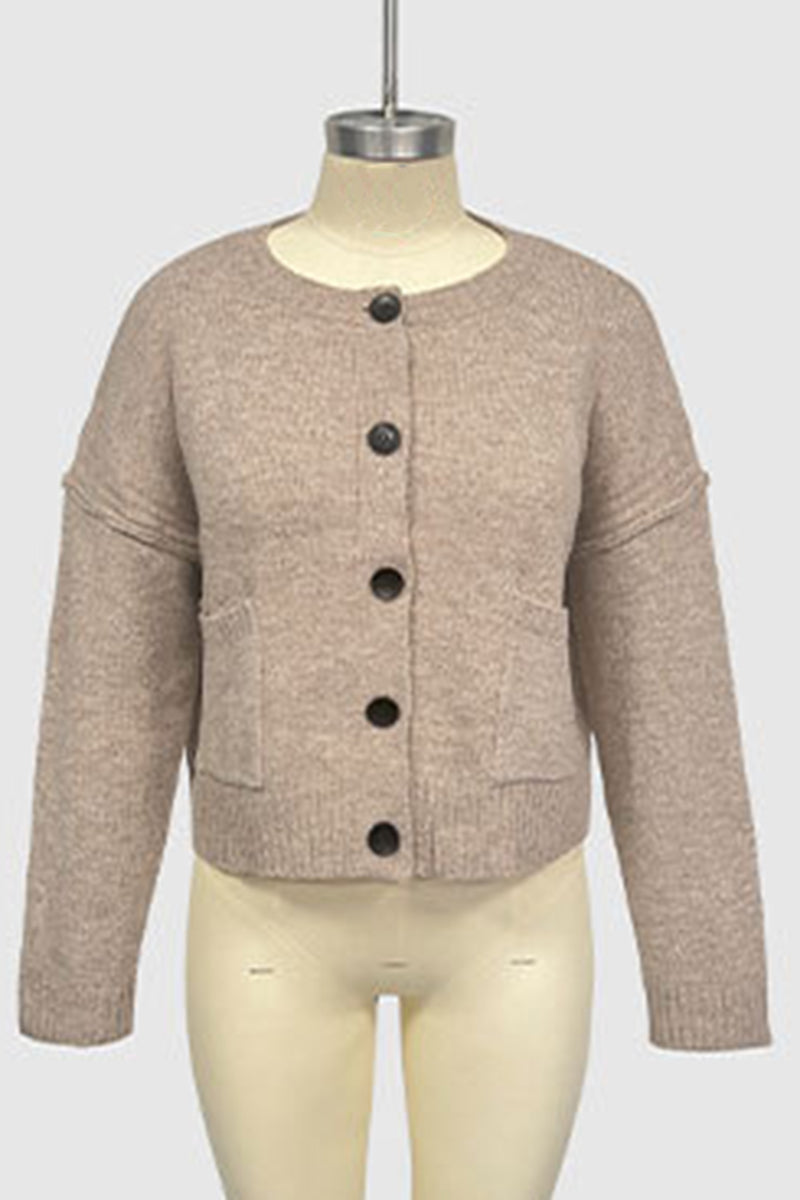 Casual Buttoned Cardigan