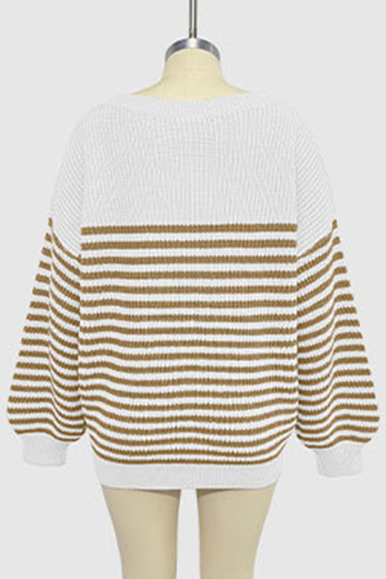 Striped Relaxed Fit Sweater
