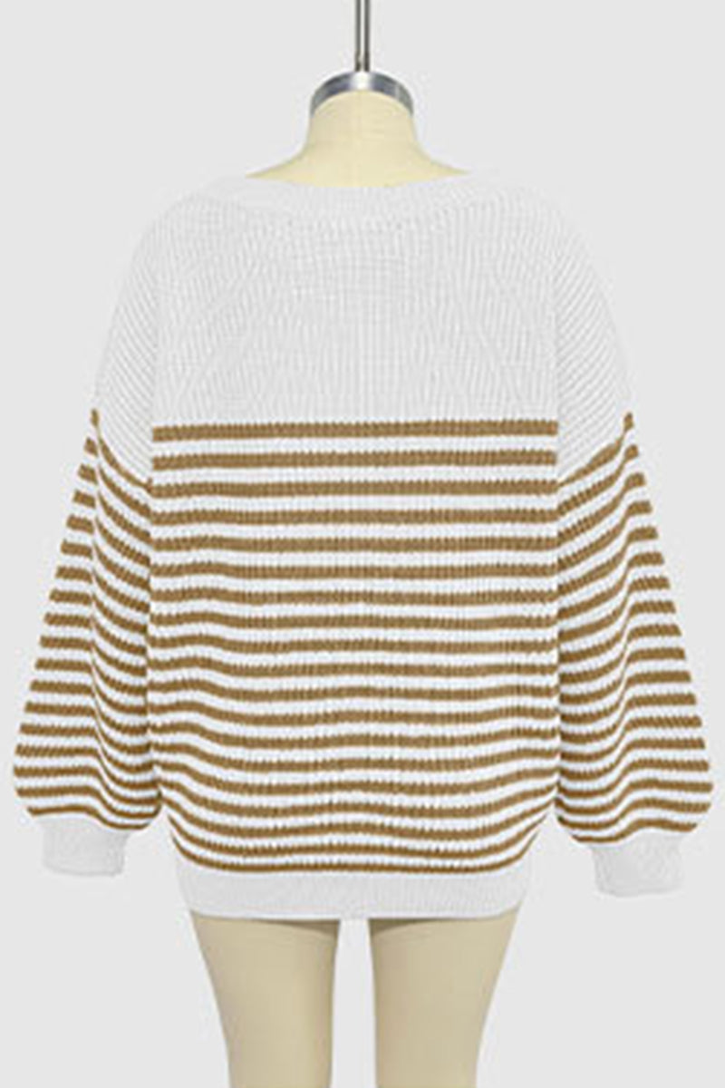 Striped Relaxed Fit Sweater