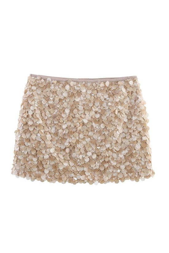 Sequin Glam Mini Skirt
