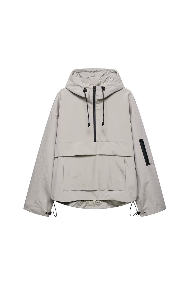 Hooded Windbreaker Jacket