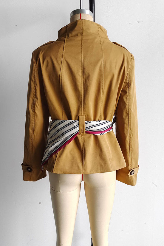 Double-Breasted Belted Jacket