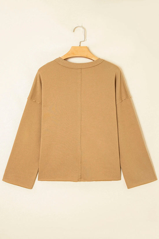 Heart Detail Patchwork Sweatshirt