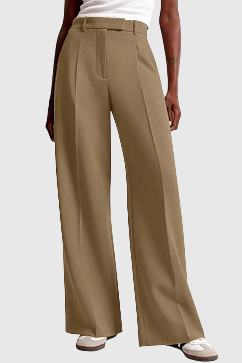 Wide-Leg Relaxed Fit Casual Pants