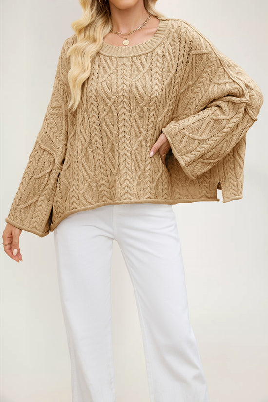 Cable Knit Oversized Sweater