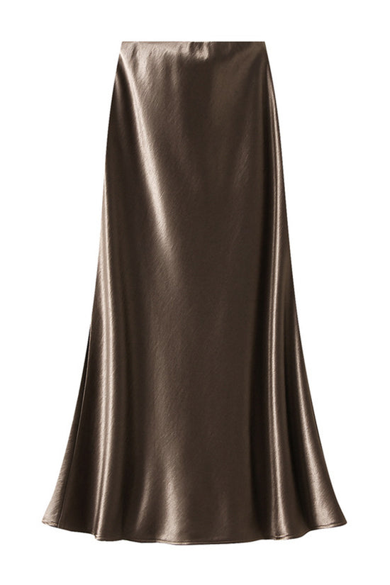 Sleek A-Line Midi Skirt
