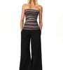Striped Strapless Fitted Tube Top