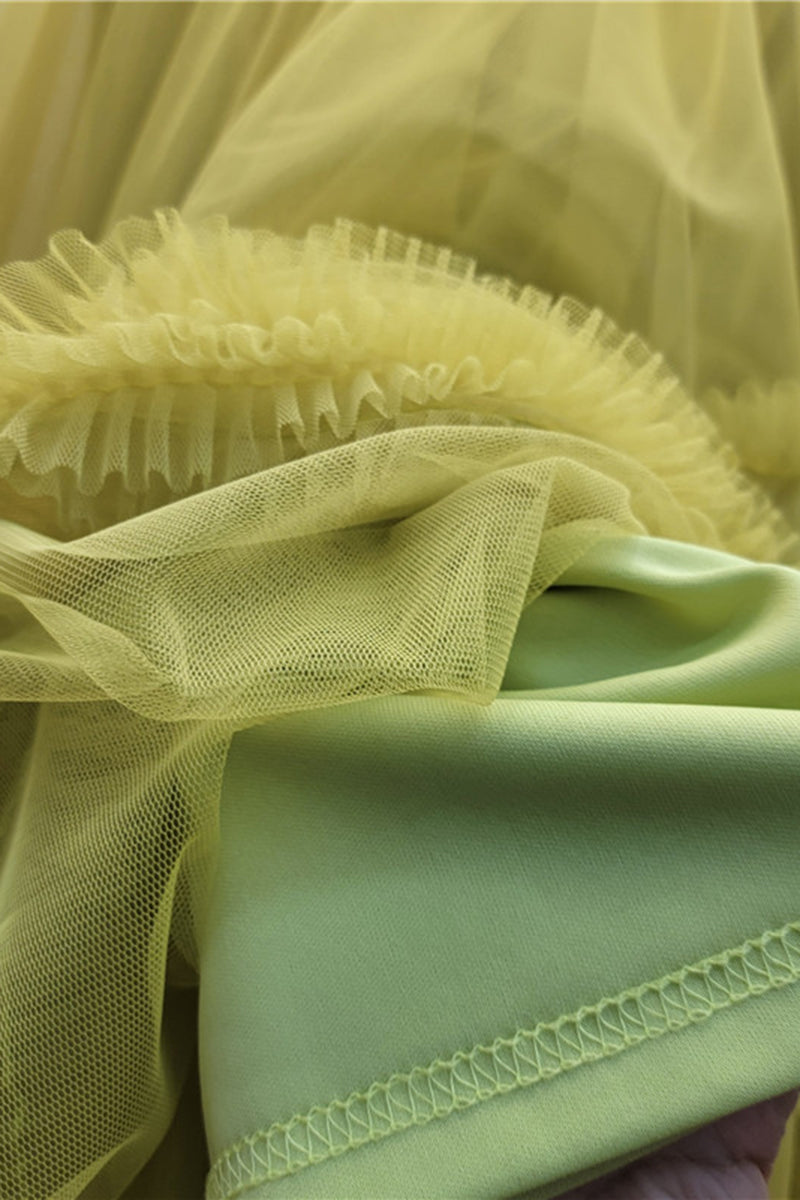Flouncy Tiered Midi Skirt