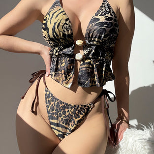 Fierce Animal Print Bikini Set
