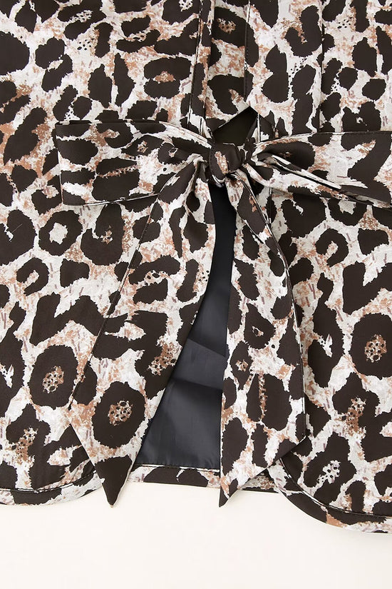 Leopard Print Sleeveless Vest