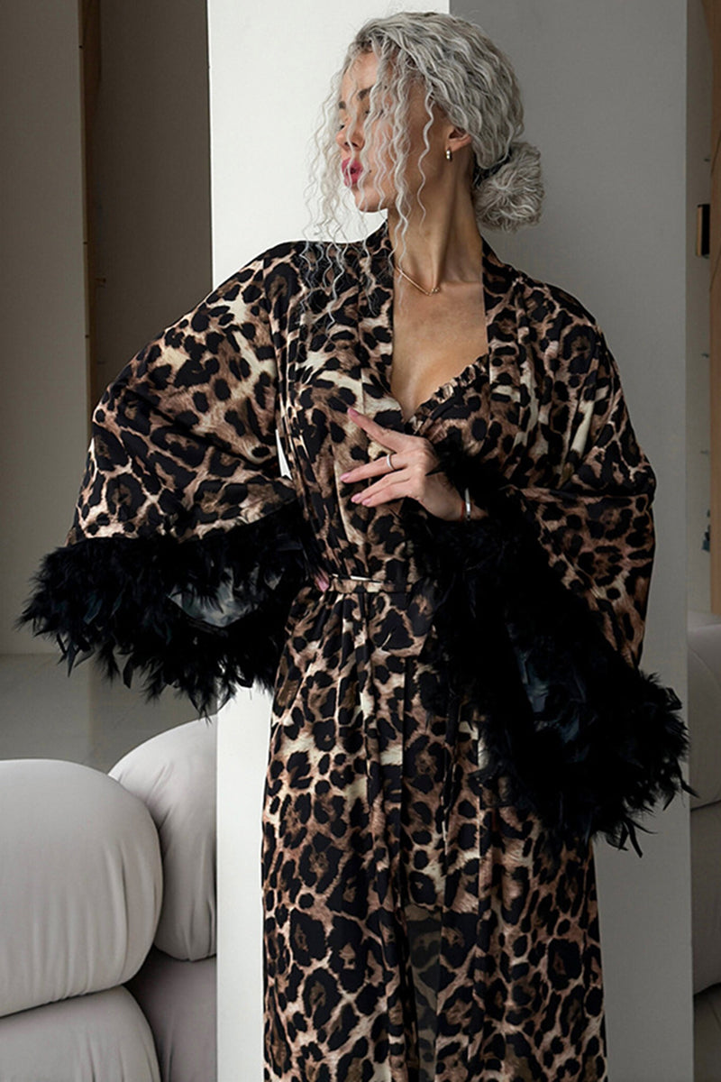 Exotic Animal Print Loungewear Set