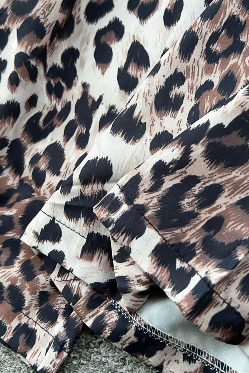 Zebra Print V-Neck Jumpsuit