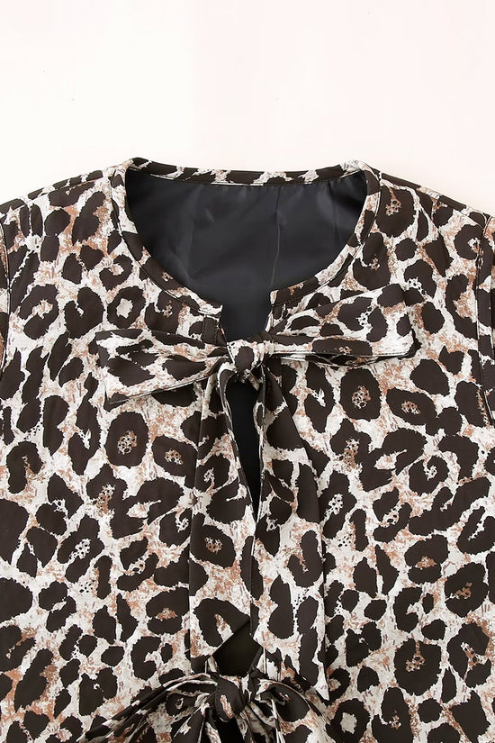 Leopard Print Sleeveless Vest