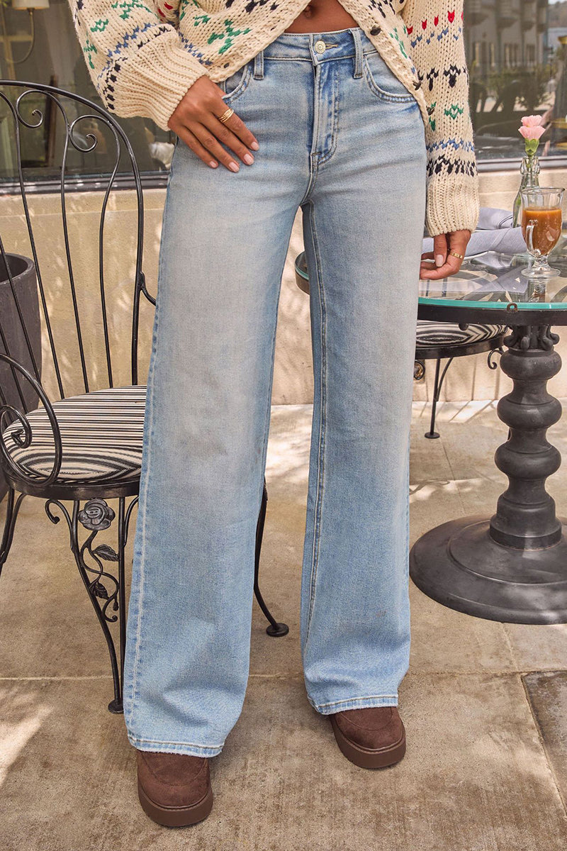 Trendy Straight Jeans